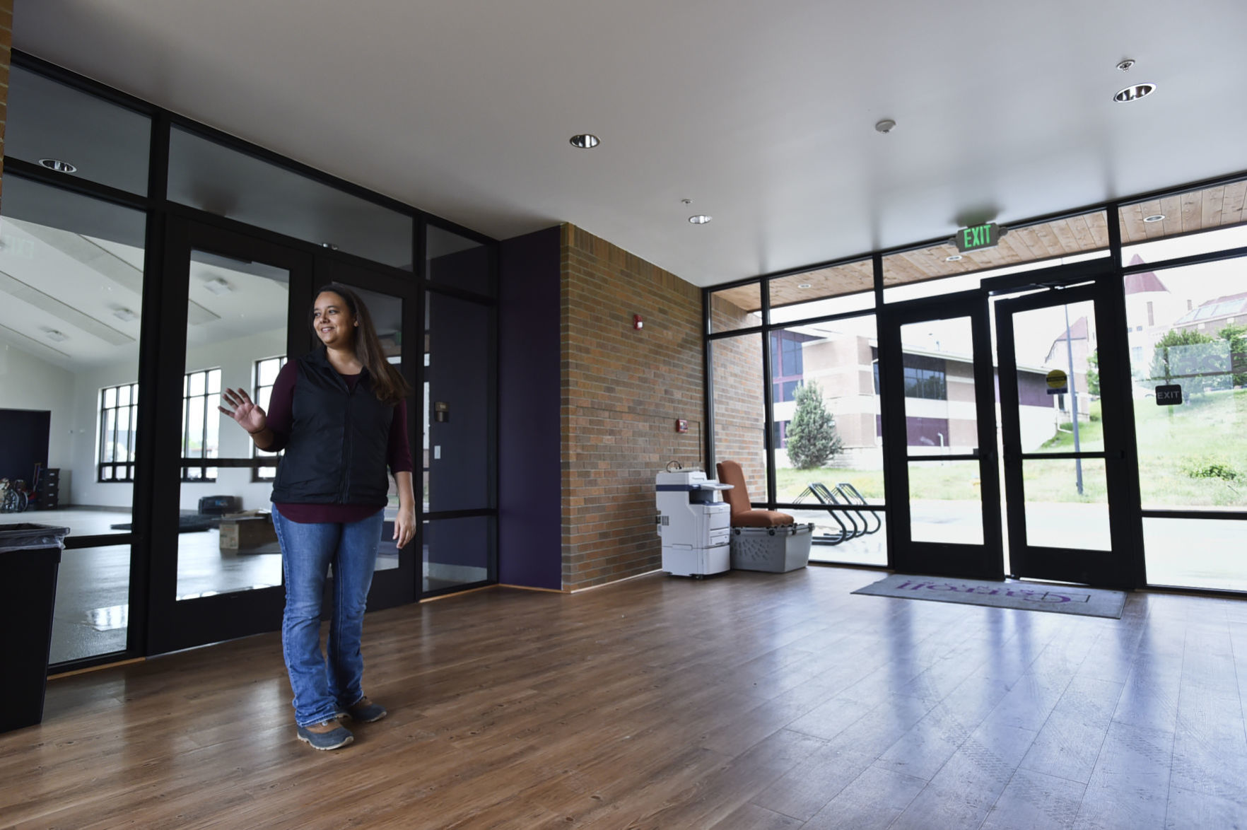 Dee Villalta, Director of the new Perkins Call Canine Center on the Carroll College campus,